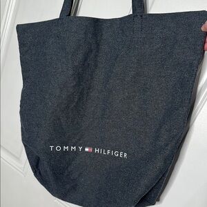 Tommy Hilfiger Navy Market Tote Bag NWOT